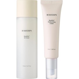HAYEJIN RiceFila™ Oil Toner for face (5.07 fl oz) + Moisturizing Cream (1.69 fl oz) - HAYEJIN RiceFila Radiance Duo – Face Toner & Moisturizer Bundle