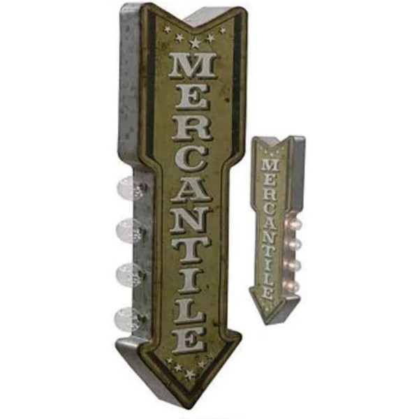 SOTT Mercantile Metal Arrow Vintage Marquee LED Sign