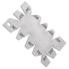 Smgda Screw Thread Gauge, Cutting Angle Gauge, 29°- 90° Multiple