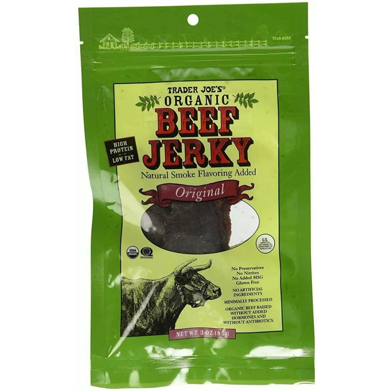Trader Joe's Organic Beef Jerky Original 3oz(85g)