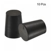 sourcing map Pack of 10 Tapered Rubber Caps 16 mm