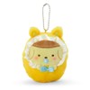 Sanrio 978680 Sanrio Mascot Holder, Pompompompurin, Pudding, 3.9 x 2.9