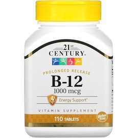 21st Century B-12 1000Mcg Prolonged Release Tablets 110 Count (3 Pack)