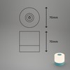 BRILONER Mini LED Table Lamp Wireless, Dimmable Bedside Lamp Touch,