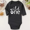AIZFFZY wild one birthday outfit boy Girl Baby Clothes Funny