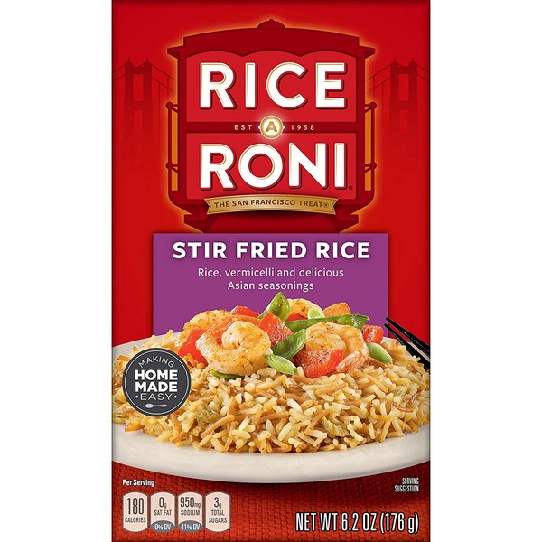 Quaker Rice A Roni Fried Rice, 6.2 oz (Pack of 12)