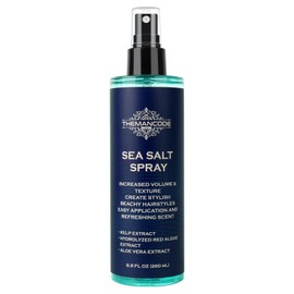 THEMANCODE Sea Salt Spray for Men, Texturizing Hairspray, Travel Essentials, Beach Vacation Essentials, Surf Spray Adds Instant Volume, Travel Essentials, Hair Gift for Men, 8.8 Oz
