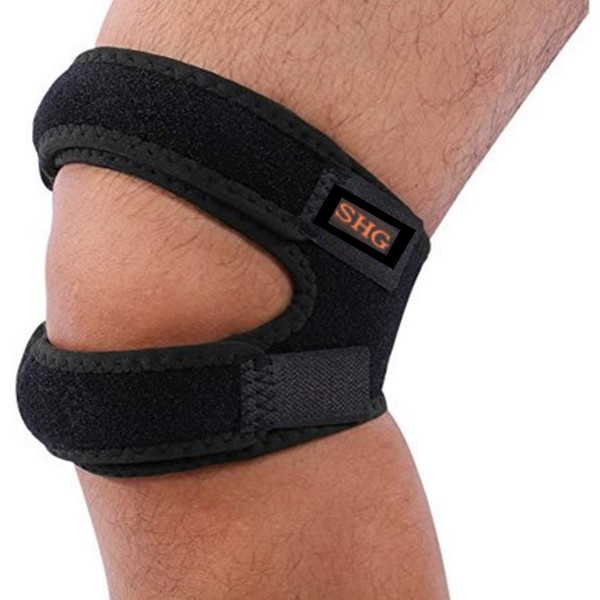 Simply Home Group Premium Patella Tendon Support Brace, Knee Pain Relief with Breathable Neoprene and Adjustable Strapping for Joint Pain, Arthritis, and Injury Recovery.