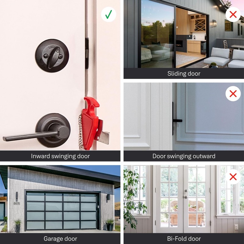 Master Lock Portable Door Lock for Travelers at Hotel, Apartment,
