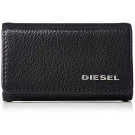 Diesel X06640P3043 Men's Color Block Leather Key Case, black color other 2