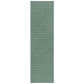 SAFAVIEH Terrace Collection Runner Rug - 2'3" x 8', Dark Green & Light Green, Indoor/Outdoor, Weather Resistant & Washable, Ideal for Patio, Backyard, Mudroom, Deck (TER808Y-28)