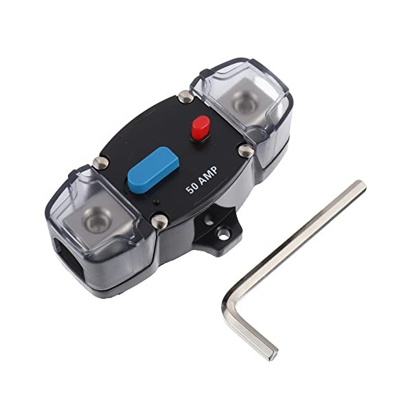 EPLZON EPLZON 50A 12-48 Volt DC Self Recovery Circuit Breaker