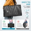 Travel Garment Bag with Zipper Pocket, Suit Bag for Suits,