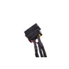 Phobya adapter 4Pin Molex to 3Pin 5V/7V/12V 30cm - black