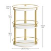 Yatiney 3-Tier Lazy Susan, Rotating Spice Rack, Spinning Organizer, Industrial