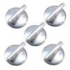 AP5668987 PS2375871 7733P410-60, Surface Burner Knobs Chrome Plated Plastic Ring