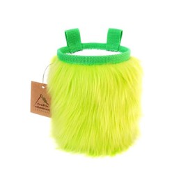 Crafty Climbing Furry Chalk Bag Lime Green Furry