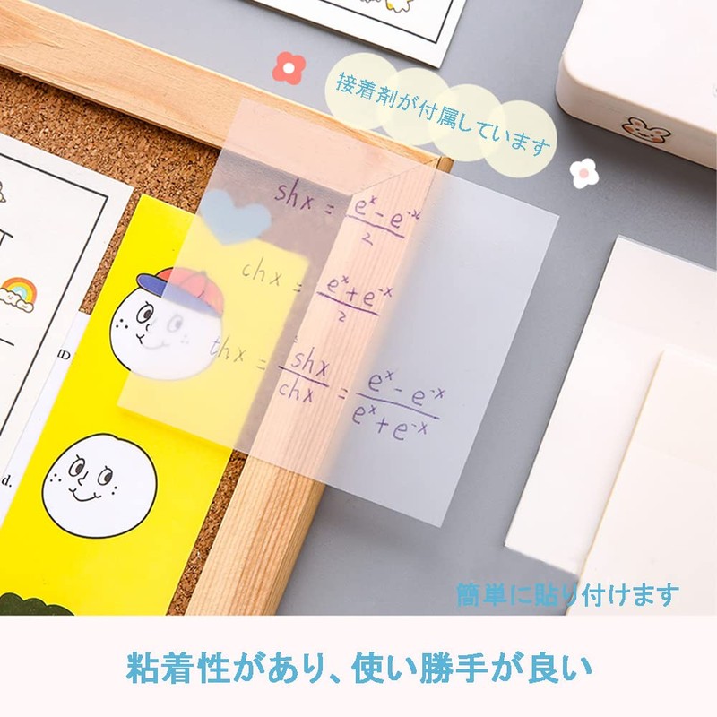 Post-it Sticky Notes, Transparent, Writable Heading, Sticky Notes, Film, Translucent