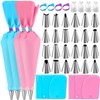 Piping Bag and Tips Set,Reusable Pastry Bag,Baking Piping Set