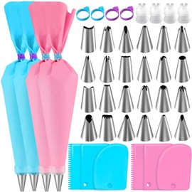 Piping Bag and Tips Set,Reusable Pastry Bag,Baking Piping Set