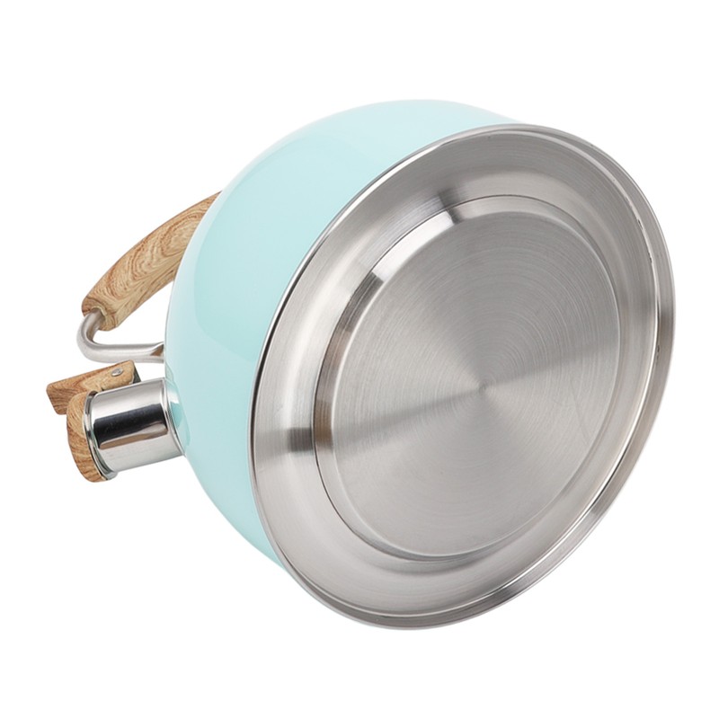 2.5L Whistling Tea Kettle with Handle Stainless Steel Portable Stovetop