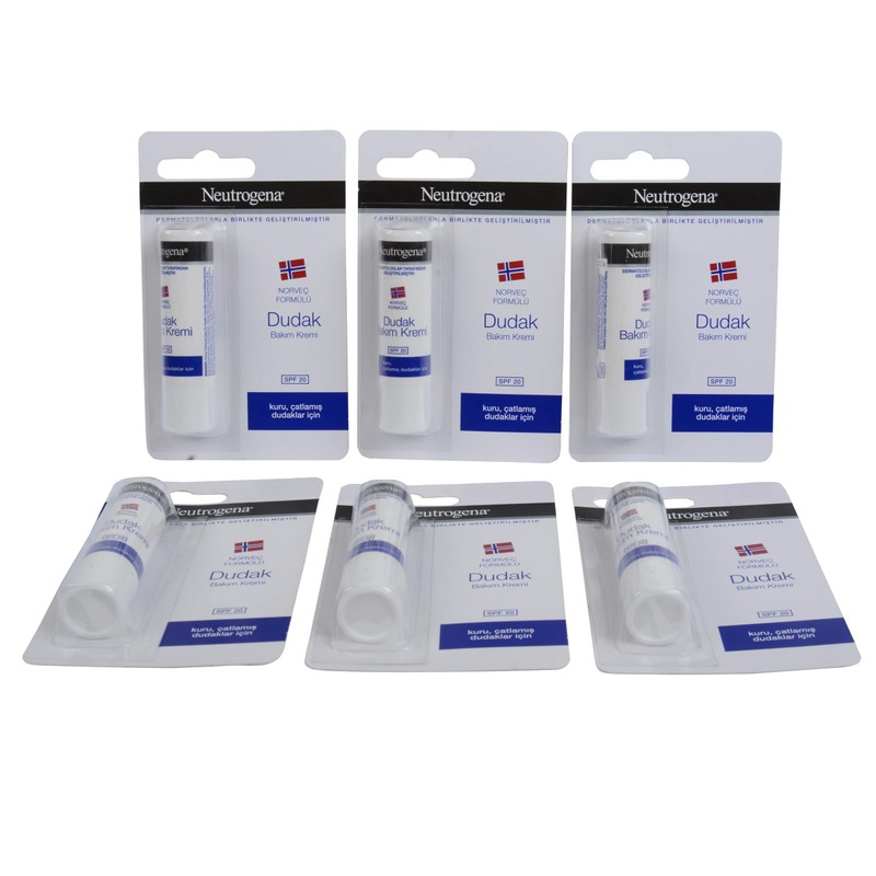 Neutrogena Lipcare Stick Norwegian Formula, for Dry and Chapped Lips,