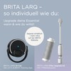 BRITA LARQ Essential Water Bottle (1L) White Stainless Steel Water