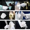 THE MASONIC COLLECTION - Plain White Cotton Gloves For Men