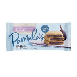 Pamela's Products Gluten Free Figgies & Jammies Cookies, Mission Fig, 9 Ounce (Pack of 6)