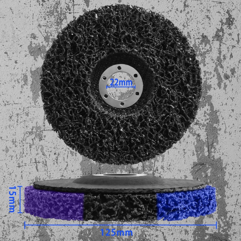 Tendak Pack of 6 CSD Discs 125 mm for Angle
