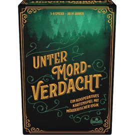 Goliath Under Suspicion of Murder, Card Game from 14 Years, Crime Game for 3 to 8 Players