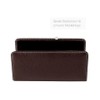 DELMON VARONE - Letter Stand Made of Premium Leather Soft