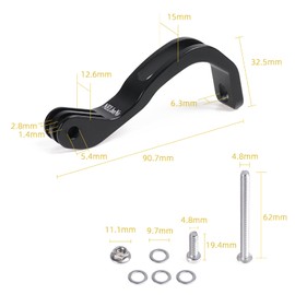 NELboNs Out-Front Bike Light Mount Bracket Compatible with Bromp ton Folding Bikes Road Bike Bracket Cycling Part Fork Mount for Bike Lights Holder