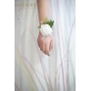 WEIERYUE WEIERYUE White Rose Wrist Flowers and Men's Corsage Wedding