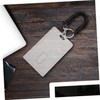 NUOBESTY 3 Sets Work Card Holder Lanyard for Keys Spring