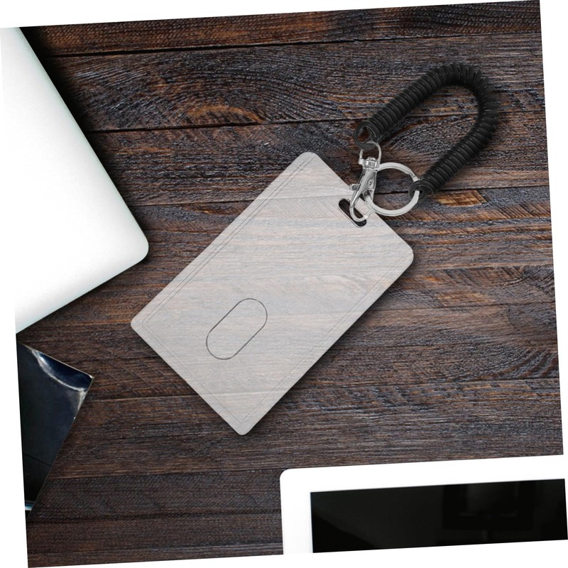 NUOBESTY 3 Sets Work Card Holder Lanyard for Keys Spring