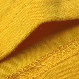 BLACKMYTH Women's Graphic Funny T Shirt Cute Tops Teen Girl Tees Yellow Large