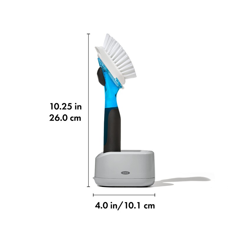 OXO Good Grips Soap Dispensing Dish Brush Storage Set