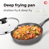 Glaze Non-Stick Fry Pan with Glass Lid 26cm, Durable Aluminum