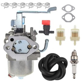 Jinerdony Carburetor Compatible with Subaru Robin EX 30 EX27 Generator,Fit for Mikuni RGX4800 RGN5100 Engine with Fuel Hose Shut Off Valve Fuel Filter