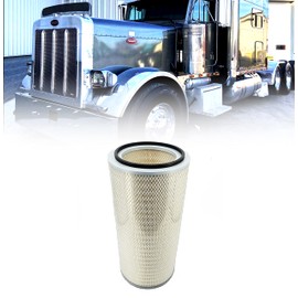 TORQUE PA2608 Engine Air Filter for 2000-2007 Peterbilt 330 357 362 377 378 379 385 387 Engine L6 14.6L 893 CID Caterpillar Turbo Diesel Replaces 6868 AF996M LAF2608 P181186 46868 TR517