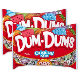 Dum Dums Original Mix 600 Count – All-Time Classic Flavors – Lollipops Bulk, Bulk Suckers, Lollipops Individually Wrapped – Bulk Candy for Any Occasion