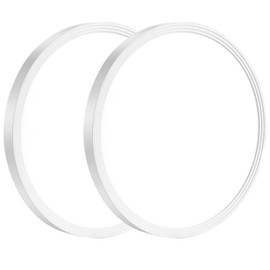 Lexier 2Pack 12 Inch 3200LM Flush Mount LED Ceiling Lights,White 28W Slim Ceiling Light Fixture Round Day White 6000K Thin Round Flat Ceiling Light 120V Surface LED Ceiling Light 300W Equivalent