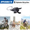WEEROCK Bike Shifter Lever 6 Speeds Right Thumb Gear Shift