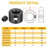PATIKIL Bore 5mm Shaft Collar 12mm OD 8mm Thickness, 2