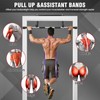 TOPOKO Upgrade Pull Up Bar for Doorway | Multi-Grip Chin