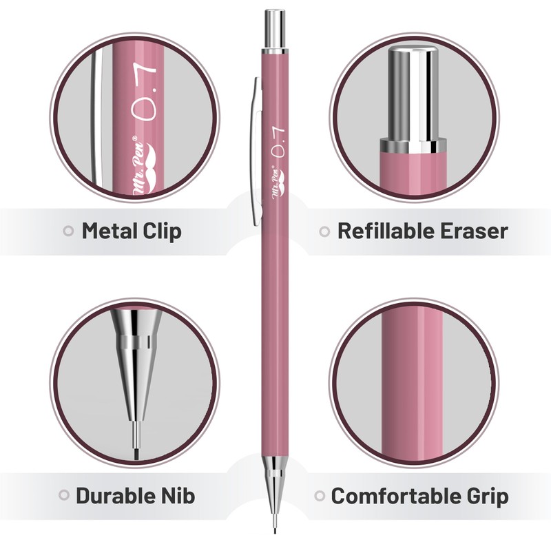 Mr. Pen- Mechanical Pencil Set with Lead and Erasers Refills,