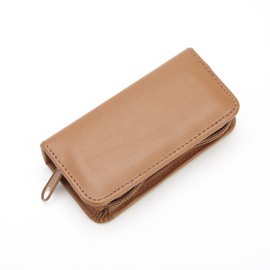 Royce Leather Travel Mini Manicure Grooming Kit, Tan