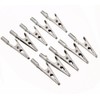 LYSAIMG 50Pcs 51mm Length Crocodile Clips, Metal Alligator Clip,Stainless Steel