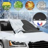 Magnetic Car Sun Shade Cover with Flap and Safety Strap